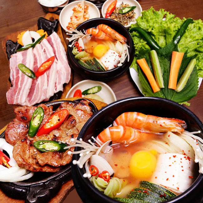 Menu Hàn Quốc hấp dẫn dành cho 2 người